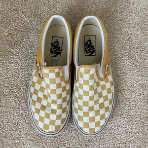 yellow checker vans